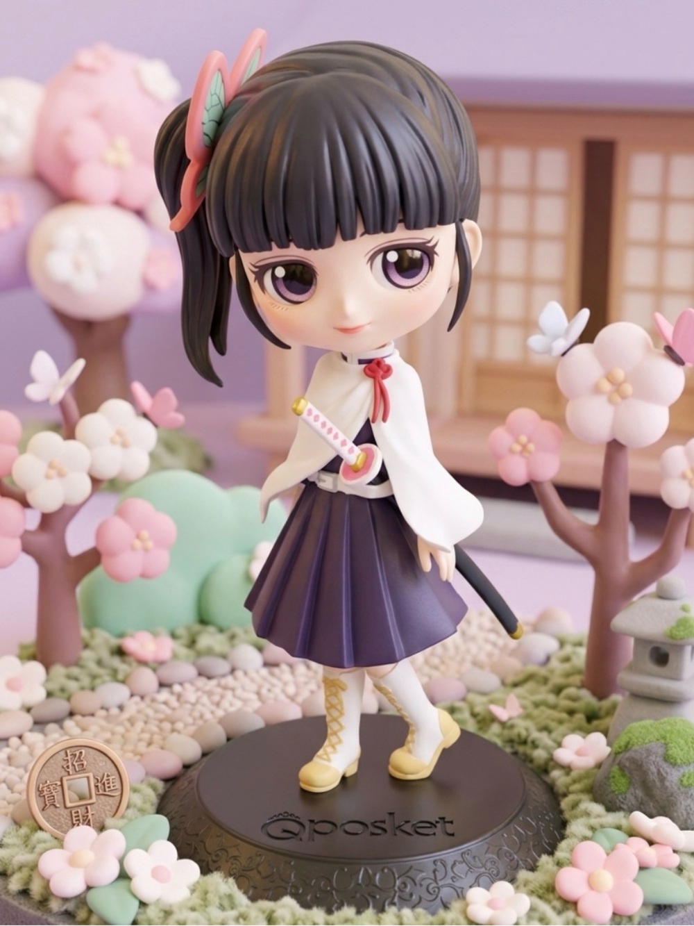 Kanao Tsuyuri Demon Slayer Q Posket Figure with Base